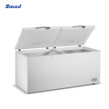 600L Double Doors Top Open Horizontal Electric Deep Chest Freezer